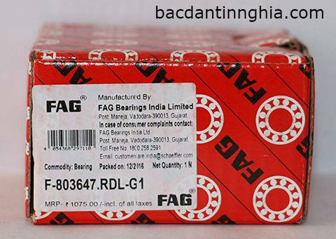 Bạc đạn (vòng bi) F-803647.RDL-G1 FAG