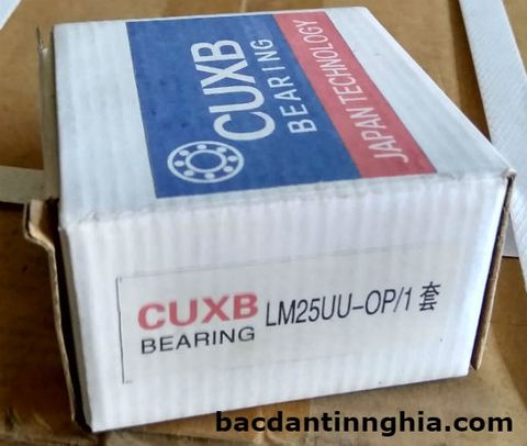 Bạc đạn vòng bi trượt LM25UU-OP CUX