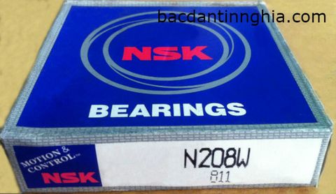 Bạc đạn vòng bi N208 NSK N 208