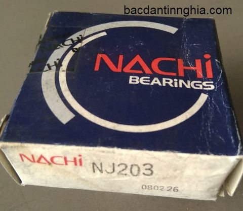 Bạc đạn vòng bi NJ203 NACHI 17x40x12