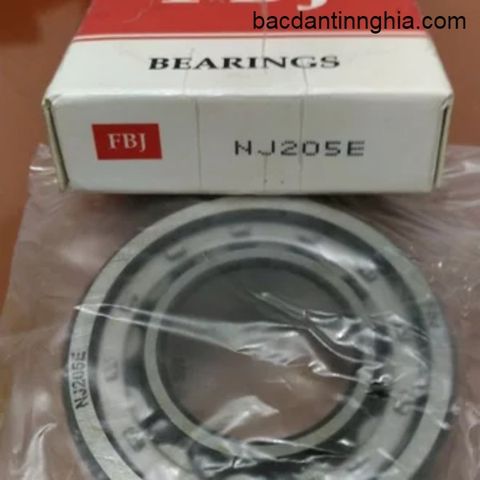 Bạc đạn vòng bi NJ205 FBJ 25*52*15mm