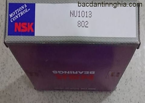 Bạc đạn vòng bi NU1013 NSK 65x100x18 mm