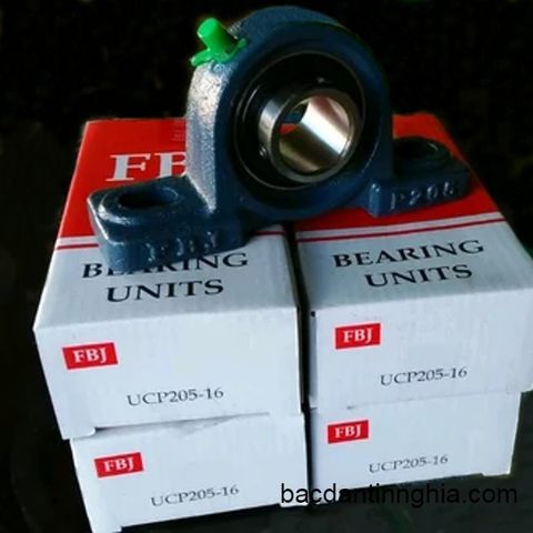 Bạc đạn vòng bi UCP205-16 FBJ 25.4mm