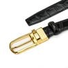 Dây lưng nam da vân cá sấu 3.0 cm khóa kim Richard RC004BCS