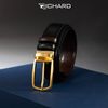 Dây lưng nam da bò 3.4 cm khóa kim Richard RC014AB
