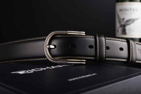 Thắt lưng nam da bò 3.4 cm khóa kim ASTOR RC017AA1