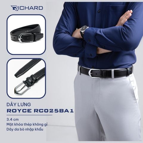 Dây lưng nam da bò cao cấp Richard RC025
