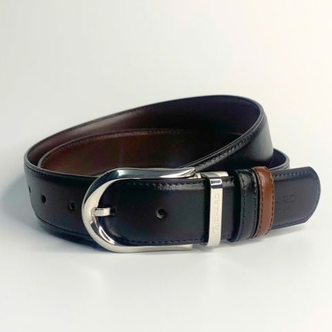 Dây lưng nam da bò 3.4 cm khóa kim Richard RC039BB