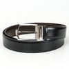 Dây thắt lưng nam da bò 2 mặt nâu/đen 3.4cm khoá kim Richard  RC063BB
