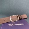 Dây lưng nam da bò cao cấp Richard RC070 ( Mặt khoá thép không gỉ sang trọng)