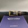 Dây lưng nam da bò cao cấp Richard RC072 ( Mặt khoá thép không gỉ sang trọng)