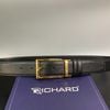 Dây lưng nam da bò cao cấp Richard RC072 ( Mặt khoá thép không gỉ sang trọng)
