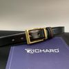 Dây lưng nam da bò cao cấp Richard RC075 ( Mặt khoá thép không gỉ sang trọng)