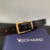 Dây lưng nam da bò cao cấp Richard RC077 ( Mặt khoá thép không gỉ sang trọng)
