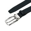 Dây thắt lưng nam da bò 2 mặt xanh/đen 3.4cm khoá kim Richard  RC079BX