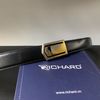 Dây lưng nam da bò cao cấp Richard RC080 ( Mặt khoá thép không gỉ sang trọng)