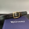 Thắt lưng nam da bò cao cấp Richard RC082 ( Mặt khoá thép không gỉ sang trọng)