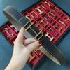 Dây lưng nam da bò cao cấp bản 3.2 cm - H003ADK