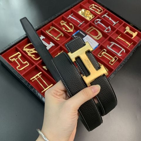 Dây lưng nam da bò cao cấp bản 3.2 cm - H008AA1