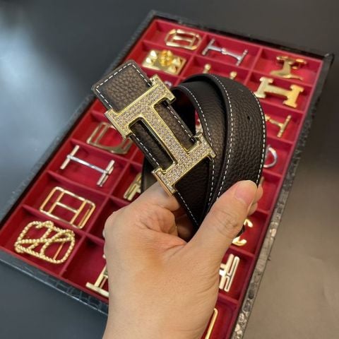 Dây lưng nam da bò cao cấp bản 3.2 cm - H019AA1