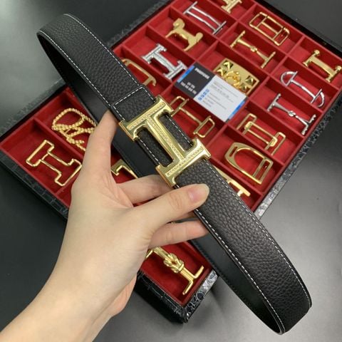 Dây lưng nam da bò cao cấp bản 3.2 cm - H021AA1