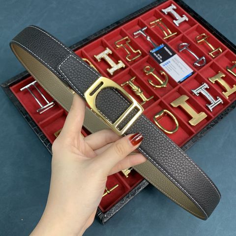 Dây lưng nam da bò cao cấp bản 3.2 cm - H043ADk