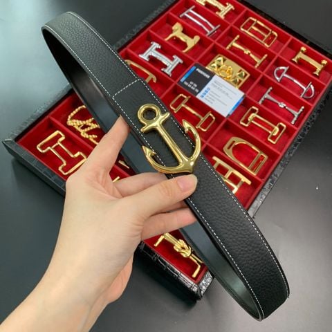 Dây lưng nam da bò cao cấp bản 3.2 cm - H049AA1