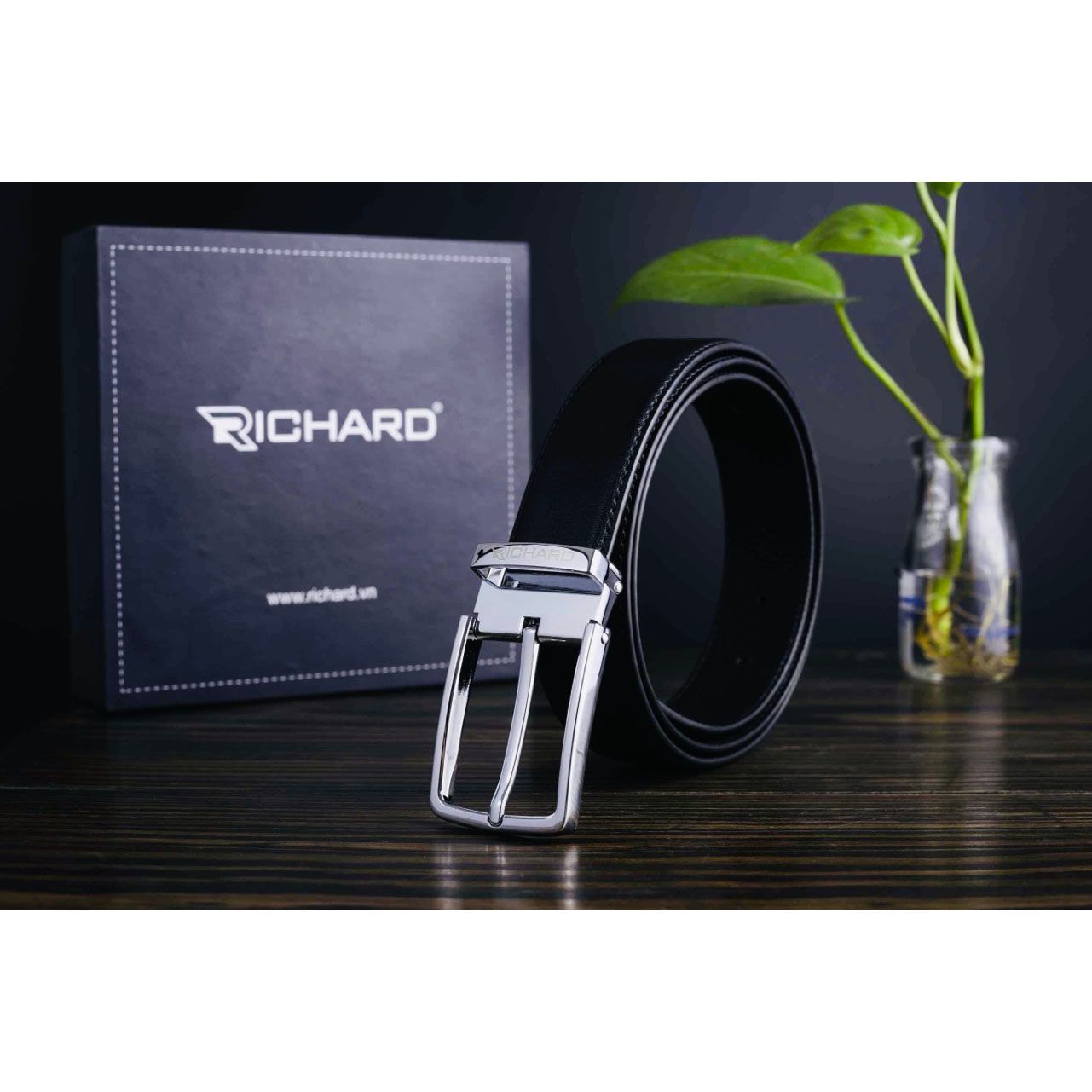 Thắt lưng nam da bò cao cấp Richard RC050