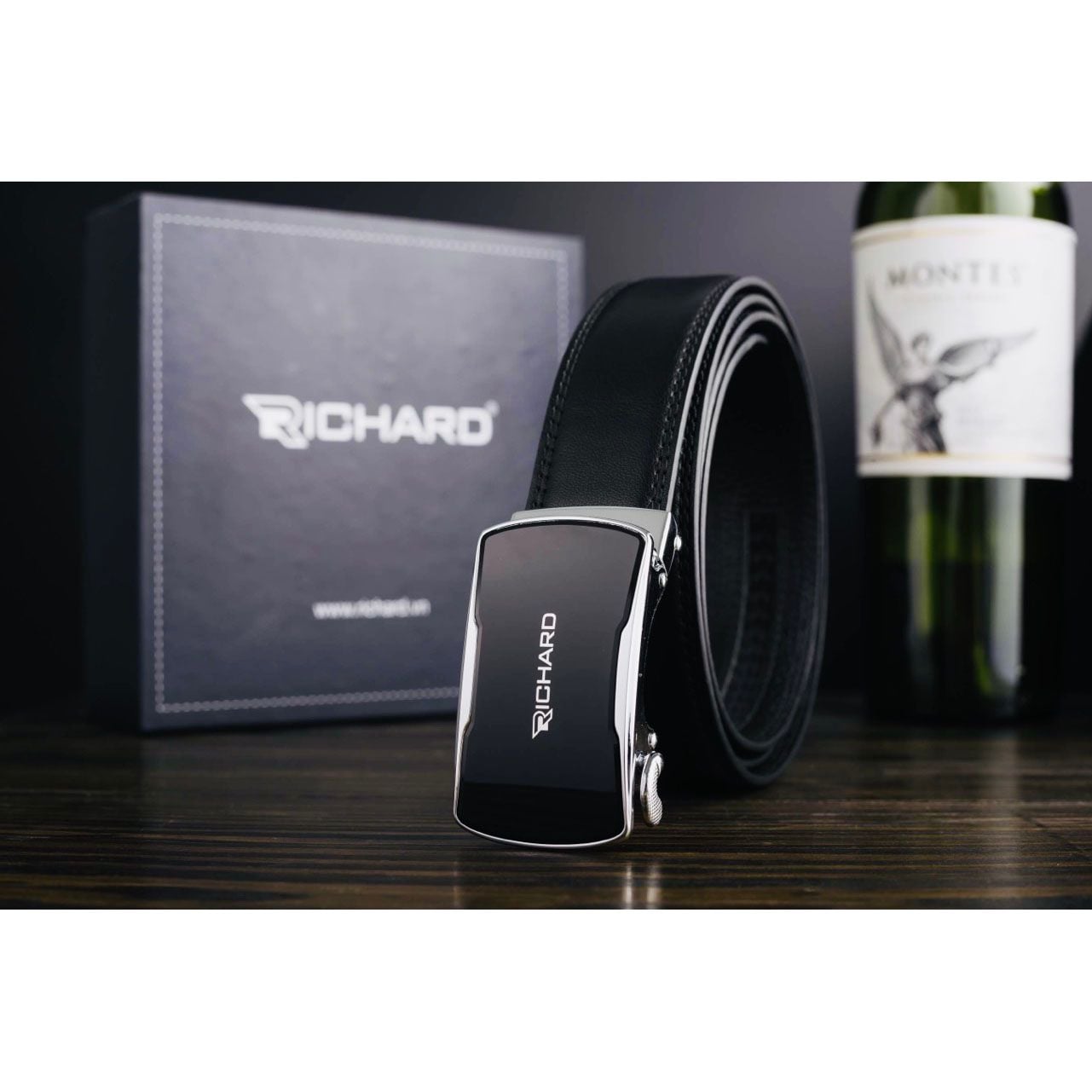 Thắt lưng nam da bò cao cấp Richard RC045