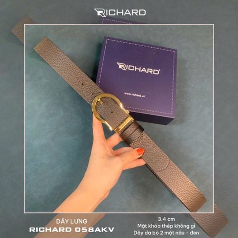 Thắt lưng nam da bò cao cấp khoá kim RC058AKV