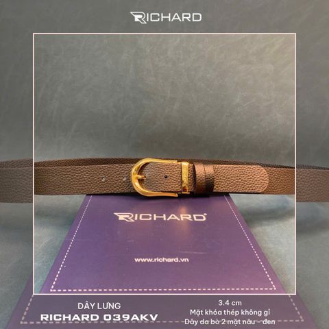 Thắt lưng nam da bò cao cấp khoá kim RC039AKV