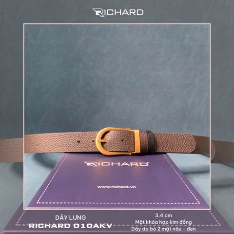 Thắt lưng nam da bò cao cấp khoá kim RC010AKV