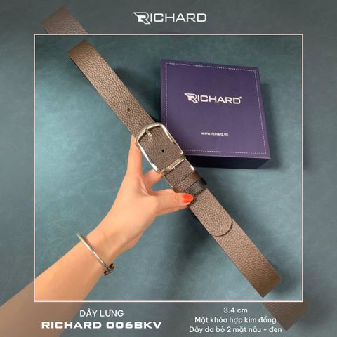 Thắt lưng nam da bò cao cấp khoá kim RC006BKV