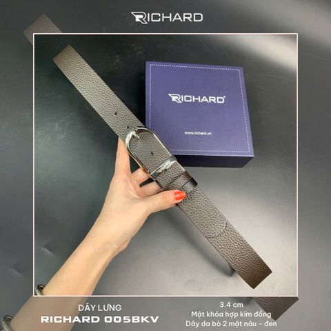 Thắt lưng nam da bò cao cấp khoá kim RC005BKV