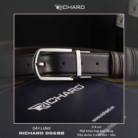 Thắt lưng nam da bò cao cấp Richard RC006