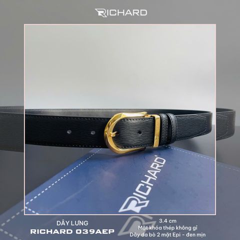 Thắt lưng nam da bò cao cấp khoá kim RC039AEP