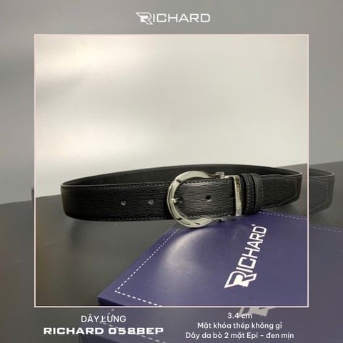Thắt lưng nam da bò cao cấp khoá kim RC058BEP