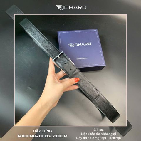 Thắt lưng nam da bò cao cấp khoá kim RC022BEP