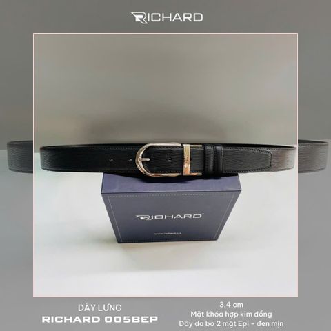 Thắt lưng nam da bò cao cấp khoá kim RC005BEP
