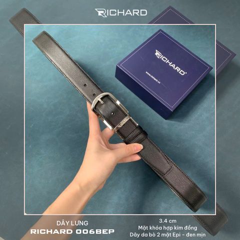 Thắt lưng nam da bò cao cấp khoá kim RC006BEP