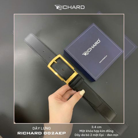 Thắt lưng nam da bò cao cấp khoá kim RC013AEP