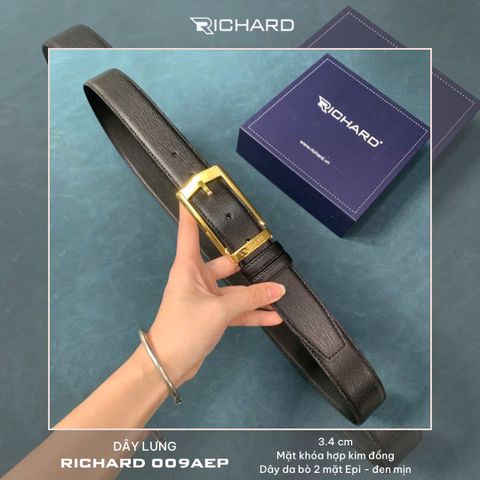 Thắt lưng nam da bò cao cấp khoá kim RC009AEP