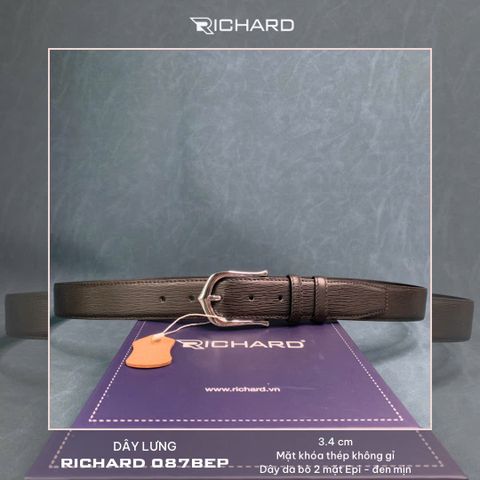 Thắt lưng nam da bò cao cấp khoá kim RC087BEP
