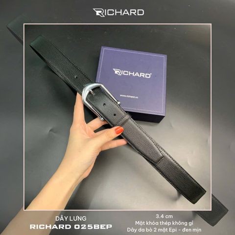 Thắt lưng nam da bò cao cấp khoá kim RC025BEP