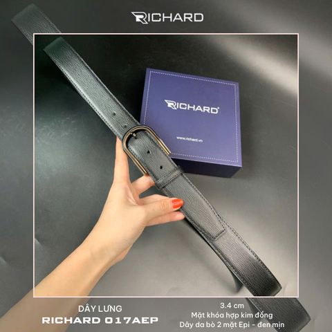 Thắt lưng nam da bò cao cấp khoá kim RC017AEP