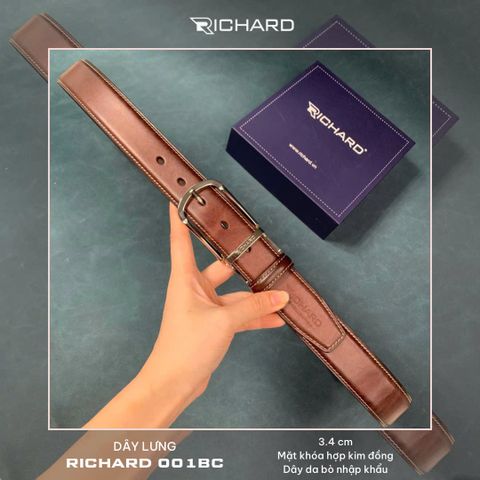 Thắt lưng nam da bò cao cấp Richard RC001BC