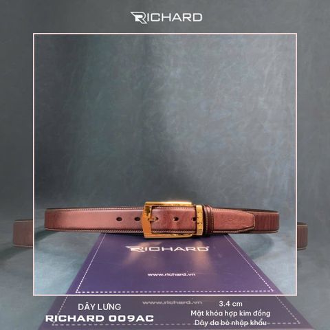 Thắt lưng nam da bò cao cấp Richard RC009AC
