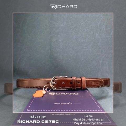 Thắt lưng nam da bò cao cấp Richard RC087BC