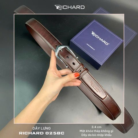 Thắt lưng nam da bò cao cấp Richard RC025BC