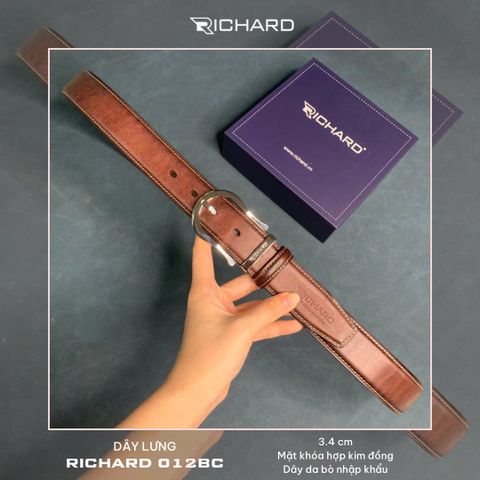 Nhân bản từ Thắt lưng nam da bò cao cấp Richard RC012BC